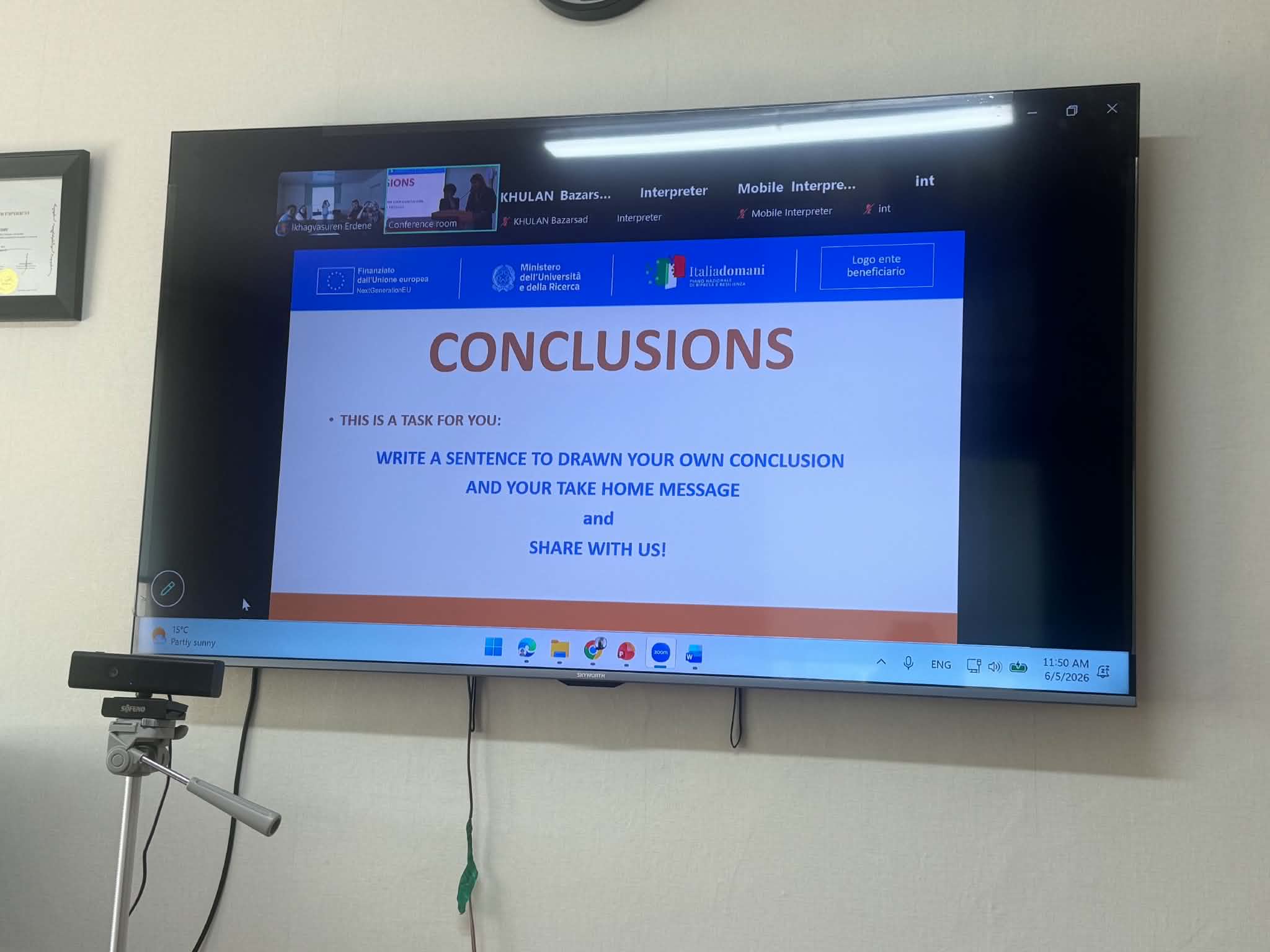 ERASMUS+RETEACH төслийн хүрээнд үндэсний хэмжээний чадавх бэхжү...